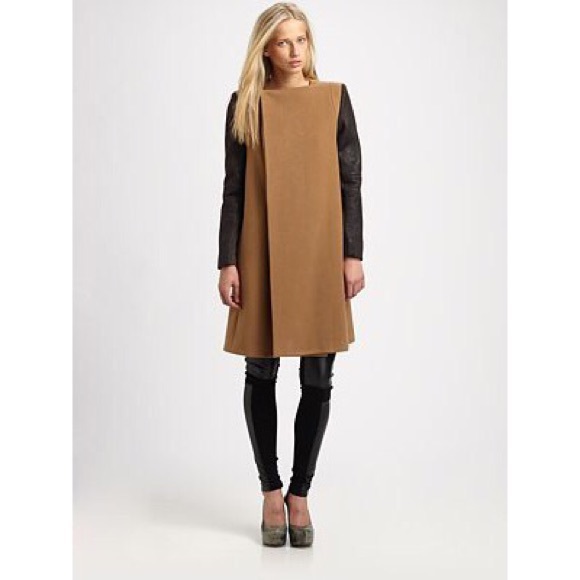 bcbg camel coat